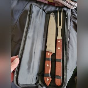 Wertheimer German knive and fork set in case never used